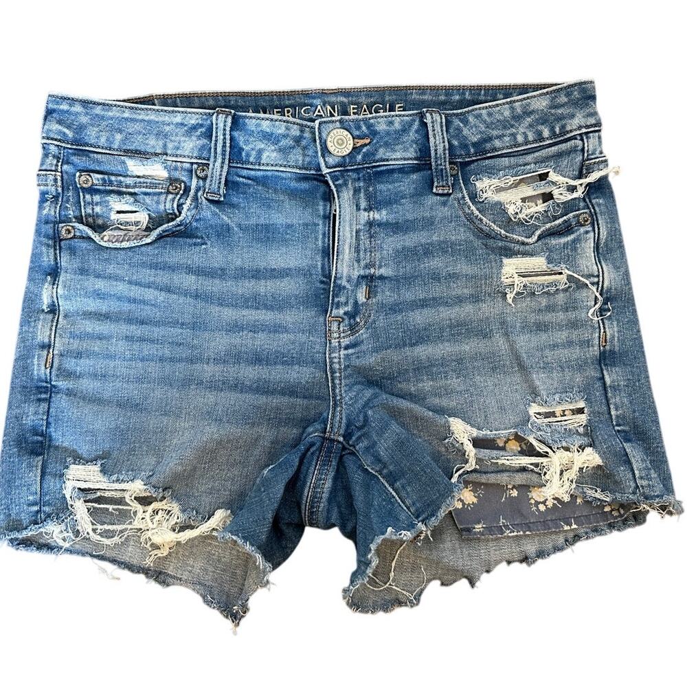 AE Distressed Cutoffs - Size 8, Next Level Stretch!